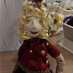 Mark Roberts Jester Doll Cloth Christmas Holidays 2
